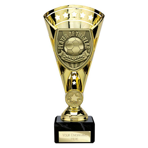 Cobra Star Football Trophy | Player of the Year | 210mm | Gold