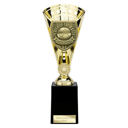 Cobra Star Football Trophy | Player of the Match | 255mm | Gold