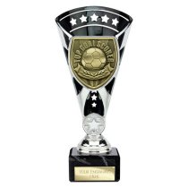 Cobra Star Football Trophy | Top Scorer | 210mm | Black & Silver