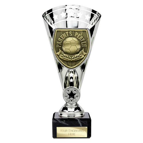 Cobra Star Football Trophy | Parents Player | 210mm | Silver