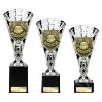 Cobra Star Football Trophy | Managers Player | 255mm | Silver