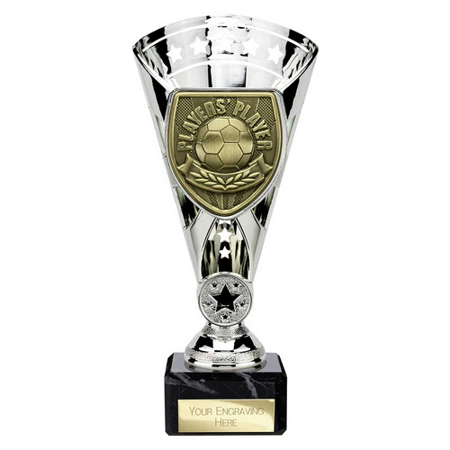 Cobra Star Football Trophy | Players Player | 210mm | Silver