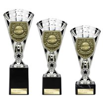 Cobra Star Football Trophy | Players Player | 255mm | Silver