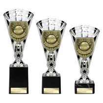 Cobra Star Football Trophy | Thank you Coach | 255mm | Silver
