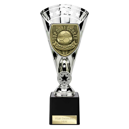 Cobra Star Football Trophy | Top Scorer | 230mm | Silver
