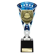 Cobra Star Football Trophy | Managers Player | 230mm | Blue