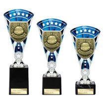 Cobra Star Football Trophy | Managers Player | 255mm | Blue