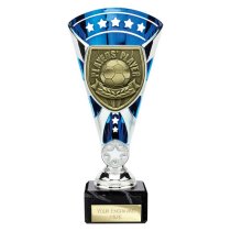 Cobra Star Football Trophy | Players Player | 210mm | Blue