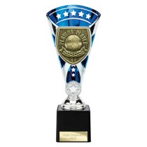 Cobra Star Football Trophy | Players Player | 230mm | Blue