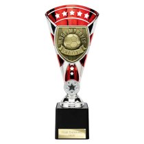Cobra Star Football Trophy | Most Improved Player | 230mm | Red