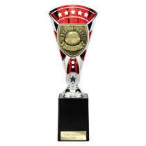 Cobra Star Football Trophy | Most Improved Player | 255mm | Red