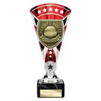 Cobra Star Football Trophy | Parents Player | 210mm | Red