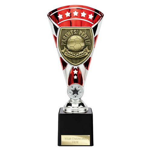 Cobra Star Football Trophy | Parents Player | 230mm | Red