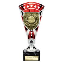 Cobra Star Football Trophy | Managers Player | 210mm | Red