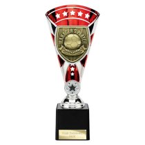 Cobra Star Football Trophy | Managers Player | 230mm | Red