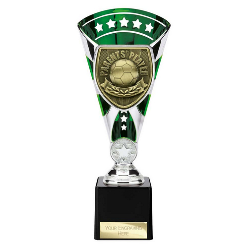 Cobra Star Football Trophy | Parents Player | 230mm | Green