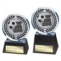 Emperor Crystal Football Trophy | Top Scorer | 155mm | Clear