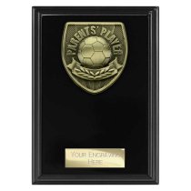 Cobra Plaque Football Trophy | Parents Player | 150mm | Black