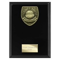 Cobra Plaque Football Trophy | Parents Player | 175mm | Black
