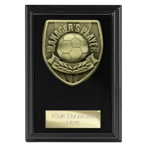 Cobra Plaque Football Trophy | Managers Player | 125mm | Black