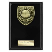 Cobra Plaque Football Trophy | Managers Player | 150mm | Black