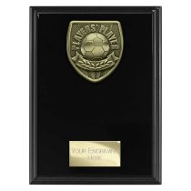 Cobra Plaque Football Trophy | Players Player | 175mm | Black