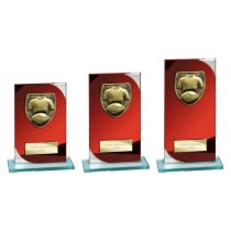 Seismic Cobra Football Trophy | 190mm | Red