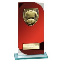 Seismic Cobra Football Trophy | 190mm | Red