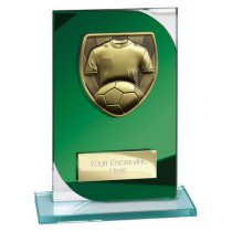Seismic Cobra Football Trophy | 150mm | Green