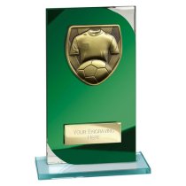Seismic Cobra Football Trophy | 170mm | Green