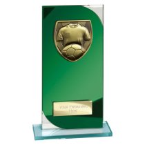 Seismic Cobra Football Trophy | 190mm | Green