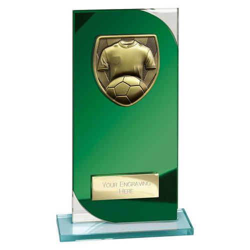 Seismic Cobra Football Trophy | 190mm | Green