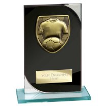 Seismic Cobra Football Trophy | 150mm | Black