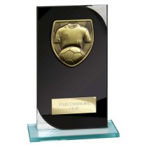 Seismic Cobra Football Trophy | 170mm | Black