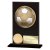 Ikon Hero Glass Football Trophy | 125mm | Black & Gold - CR24153A