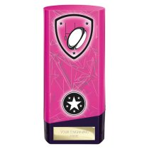Prime Heavyweight Rugby Trophy | Pink | 160mm