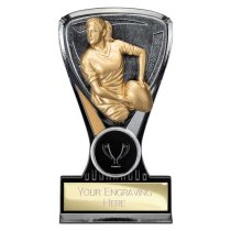 Wolverine Female Rugby Trophy Plaque | 130mm