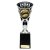 Cobra Star Rugby Shirt & Ball Trophy | Black & Silver | 255mm - TR24207C