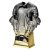 Invincible Rugby Shirt Trophy | Black & Gold | 160mm - PA25618B