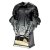 Invincible Rugby Shirt Trophy | Black & Silver | 160mm - PA25619B