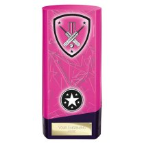 Prime Heavyweight Cricket Trophy | Pink | 160mm