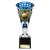 Cobra Star Cricket Trophy | Blue & Silver | 230mm - TB24209B