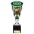 Cobra Star Cricket Trophy | Green & Silver | 230mm - TE24209B