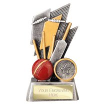 Strike Bolt Cricket Trophy | 130mm