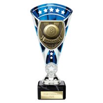 Cobra Star Pool Trophy | Blue & Silver | 210mm