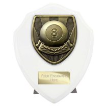 Cobra Shield Pool Trophy | White | 125mm