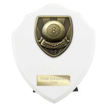 Cobra Shield Pool Trophy | White | 150mm