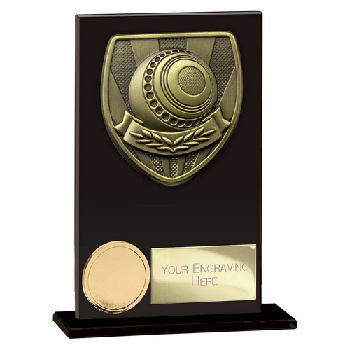 Cobra Lawn Bowls Glass Trophy | 125mm