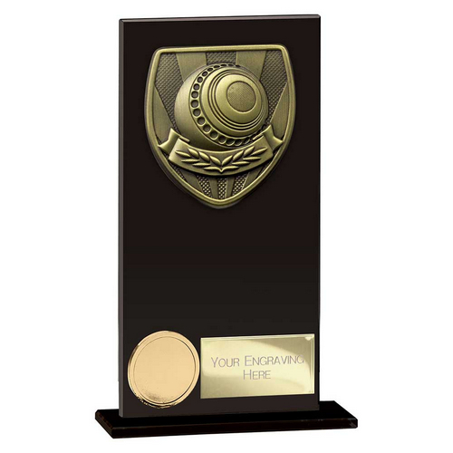 Cobra Lawn Bowls Glass Trophy | 160mm