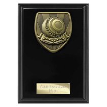 Cobra Plaque Lawn Bowls Trophy | Black | 150mm